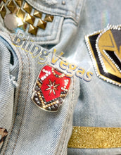 Load image into Gallery viewer, VGK VEGAS GOLDEN KNIGHTS - JONATHAN MARCHASSAULT #81 LAPEL PIN