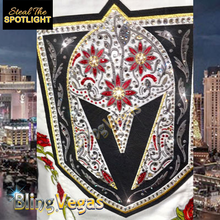 Load image into Gallery viewer, Fleury &amp; Roses Jacket - One of One - view 3, hand-jeweled by Bling Vegas