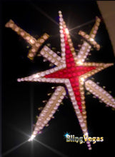 Load image into Gallery viewer, Go Knights Go Denim Jacket - Hand-Jeweled - view 3, hand-jeweled by Bling Vegas