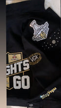 Load image into Gallery viewer, Go Knights Go Denim Jacket - Hand-Jeweled - view 5, hand-jeweled by Bling Vegas