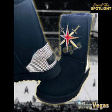 Load image into Gallery viewer, Golden Knights Classic Short Boots - Crystallized - hand-jeweled with Swarovski® crystals by Bling Vegas