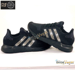 black adidas swift run