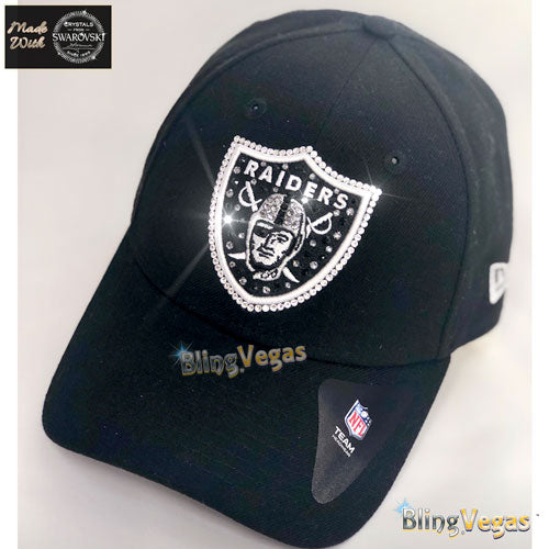 Las Vegas Golden Knights Hat Black Bling Cap Buckle Adjust W Australian  Crystals