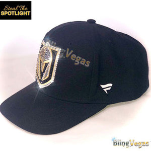 Bling Black VGK Hat Snapback