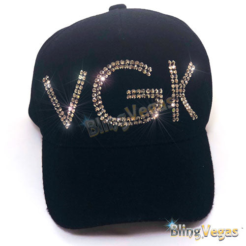 ?Custom VGK Blinged Out Hat Bling ULTRA-CUSTOM Authentic Vegas/VGK White Hats -Bling  main image 2