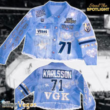 Load image into Gallery viewer, Vegas Golden Knight Team Jacket with Bling