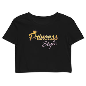 "Princess Style - ORGANIC Crop Top - (FREE SHIPPING)