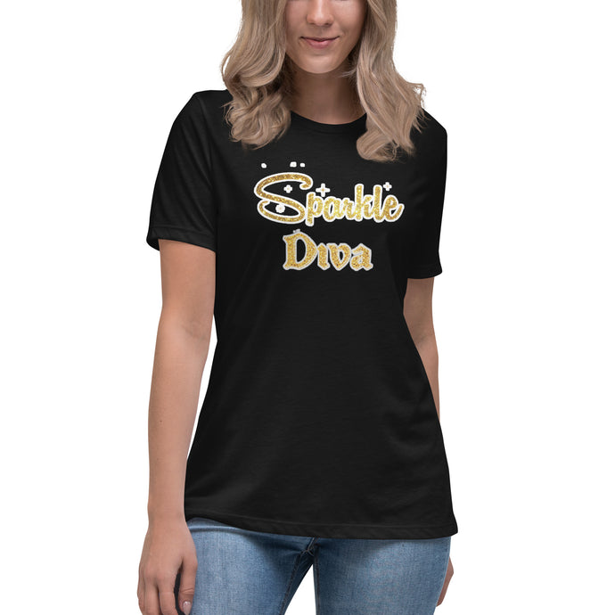 Sparkle Diva - Women's Relaxed T-Shirt (FREE SHIPPING)