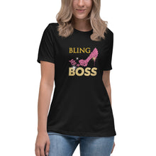 Load image into Gallery viewer, &quot;Bling Like A Boss&quot; Women&#39;s Relaxed T-Shirt (FREE SHIPPING)