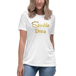 Sparkle Diva - Women's Relaxed T-Shirt (FREE SHIPPING)